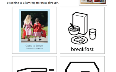 Going to School – MAKATON Signs and Symbol – downloadable resource